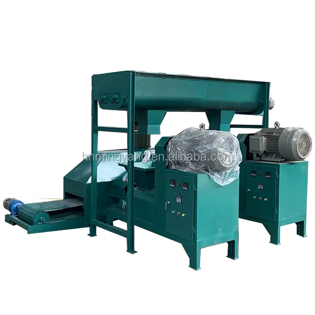 The charcoal briquette machine can use wood sawdust to making briquette
