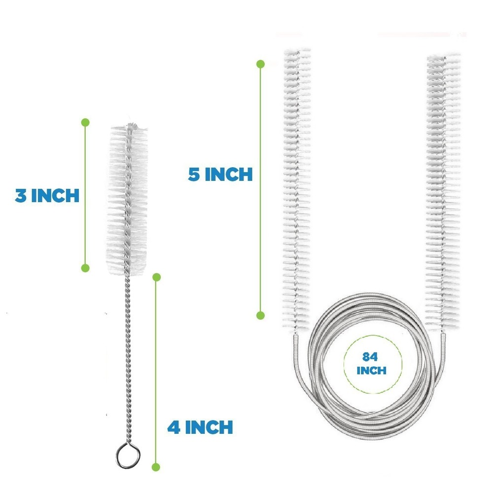 84 inch Cleaner Brush Supplies Fits CPAP Mask & Hose Cleaning Brush Kit Suitable for CPAP Machines Tubing 22mm &19mm
