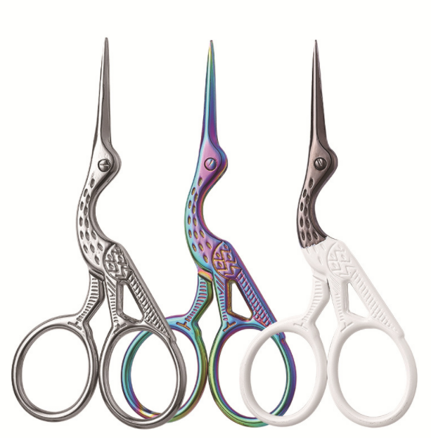 Stainless Steel Mini Makeup Beauty Scissors Cuticle Eyebrow Trimming Scissors Eyelash Extension Accessories Scissors