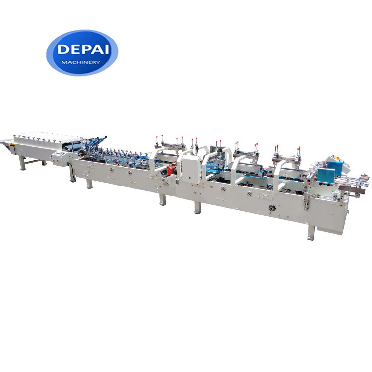 Automatic paper Folder Gluer Machine with crash lock bottom