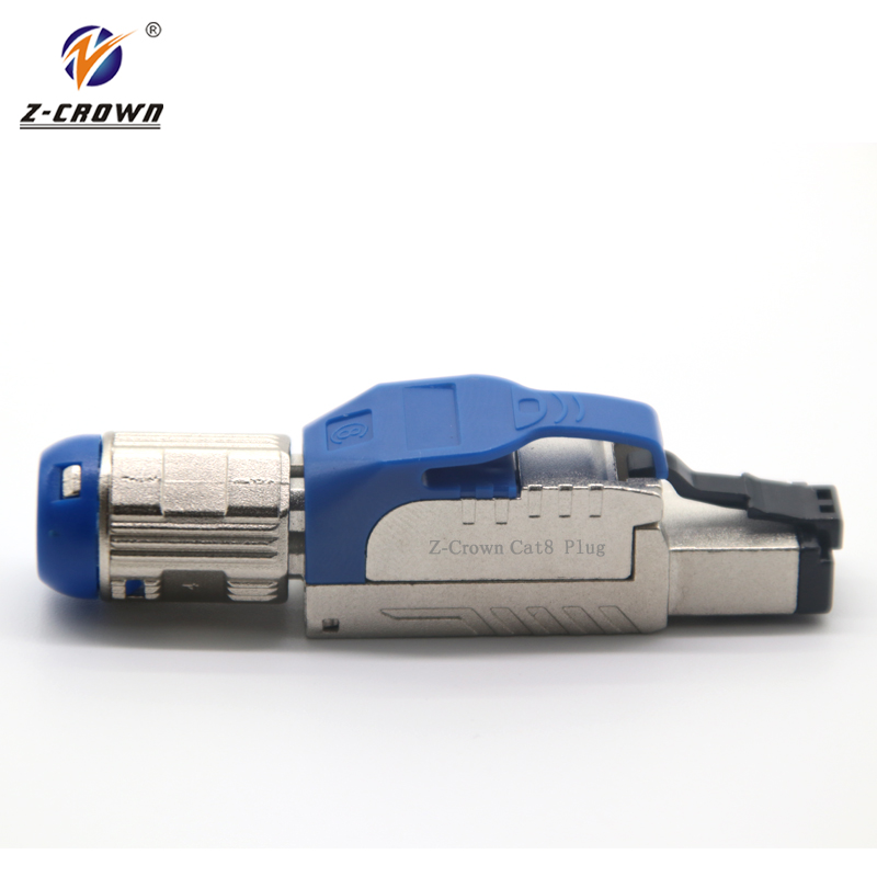 Разъем CAT8 безинструментальный экранированный разъем RJ45 Cat 8 / Cat8 концевой разъем Cat8