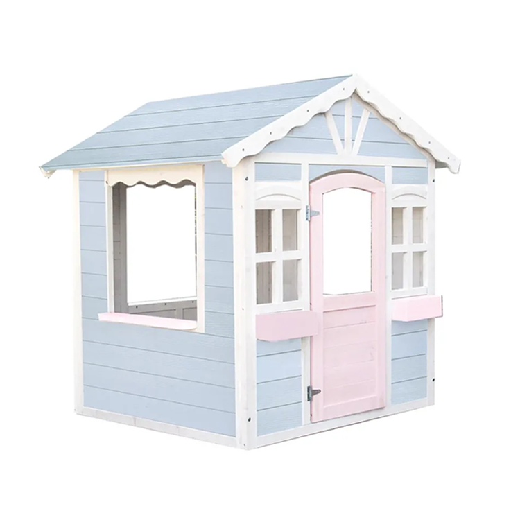 Modern cheap wooden house outdoor playhouses kids cubby house