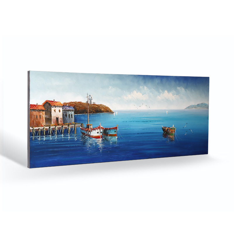 Wall Artwork Seaside On Canvas Abstract Modern Decorative Ocean Canvas Cuadros Seascape Oil Painting Art