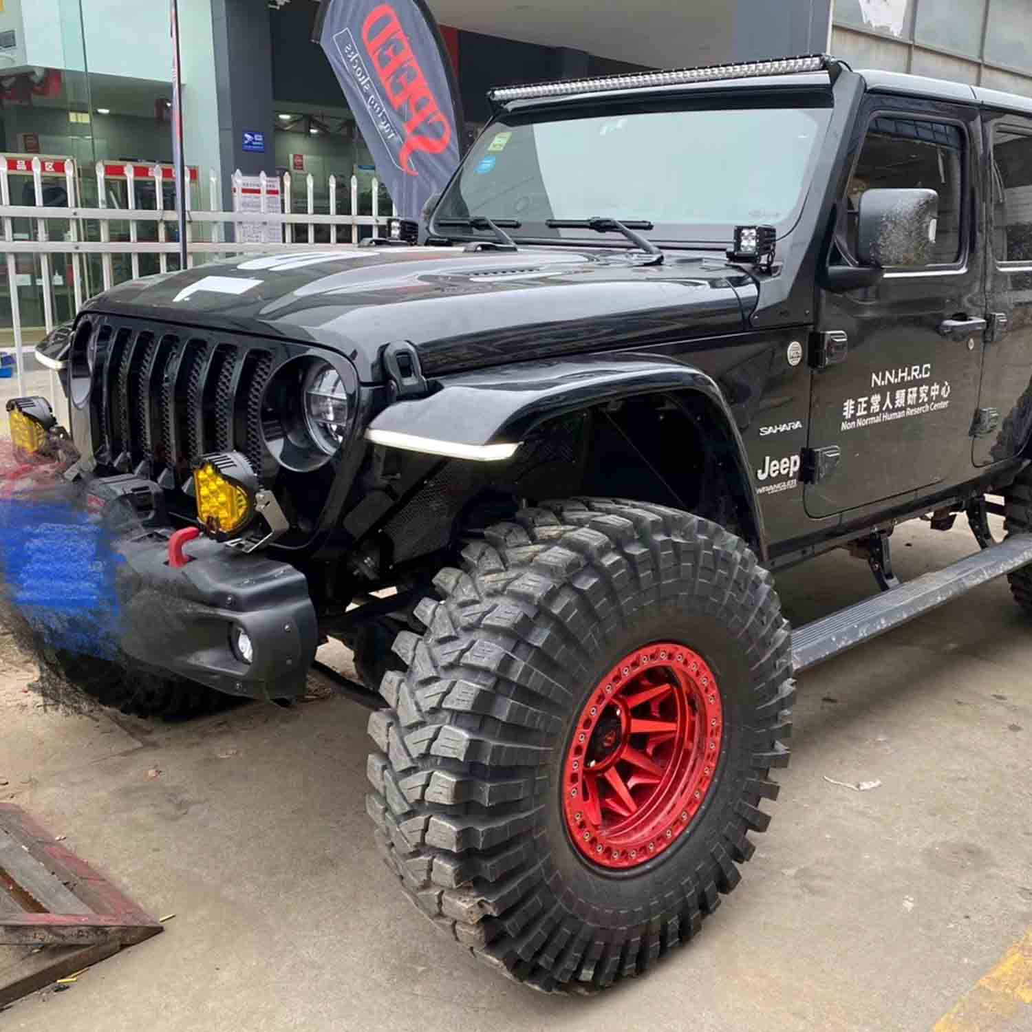 Spedking высокие верхние вспышки крыла для JEEP WRANGLER 18 + JL автомобильный внедорожник 4x4 автомобильные аксессуары