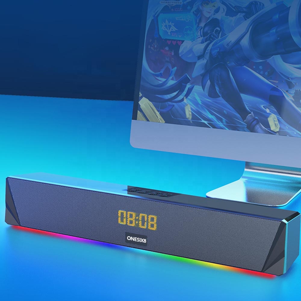 Компьютерная колонка, беспроводной компьютерный стерео USB-динамик, Bluetooth-Саундбар