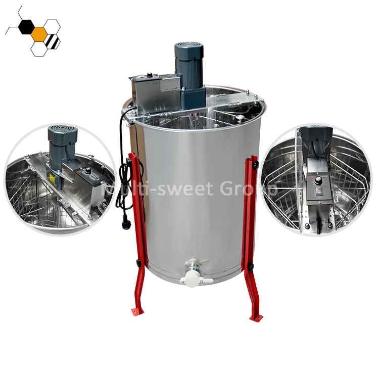 Supply electric honey extractor 4 frame honey processing machine