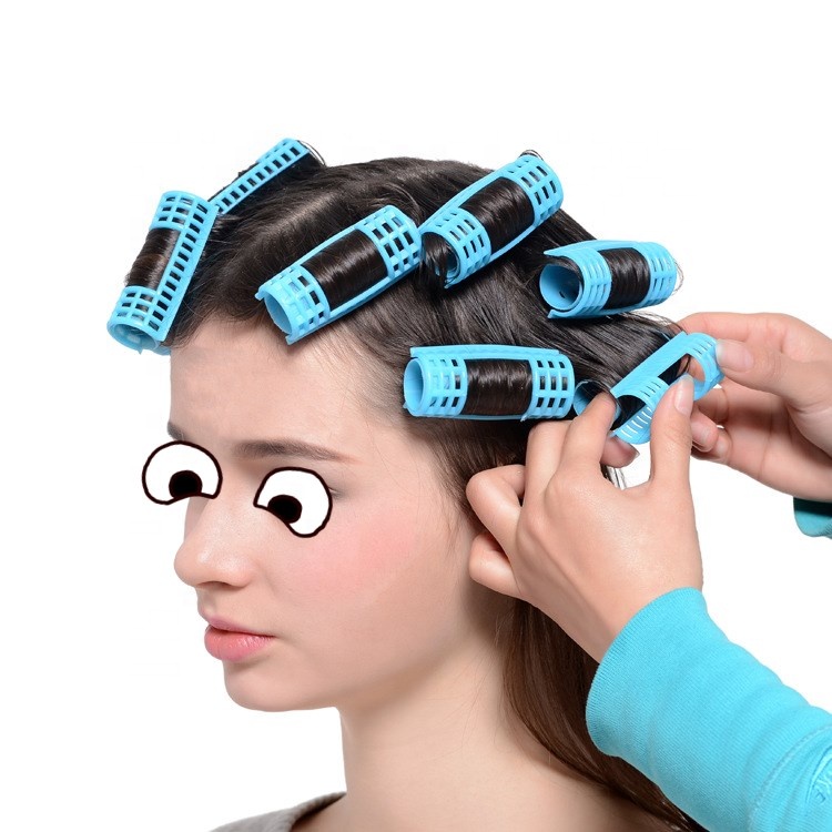 Beauty Cosmetics Roller Rods Plastic Hair Roller Pear Roll Hair Wave Roll Ellipse Tool