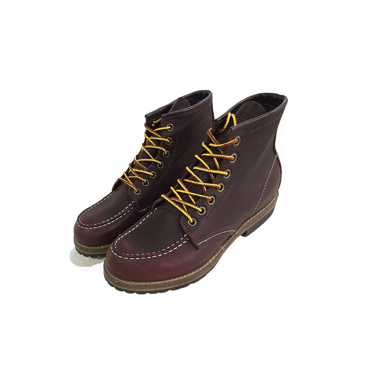 High quality genuine leather goodyear fashionable wing work boots