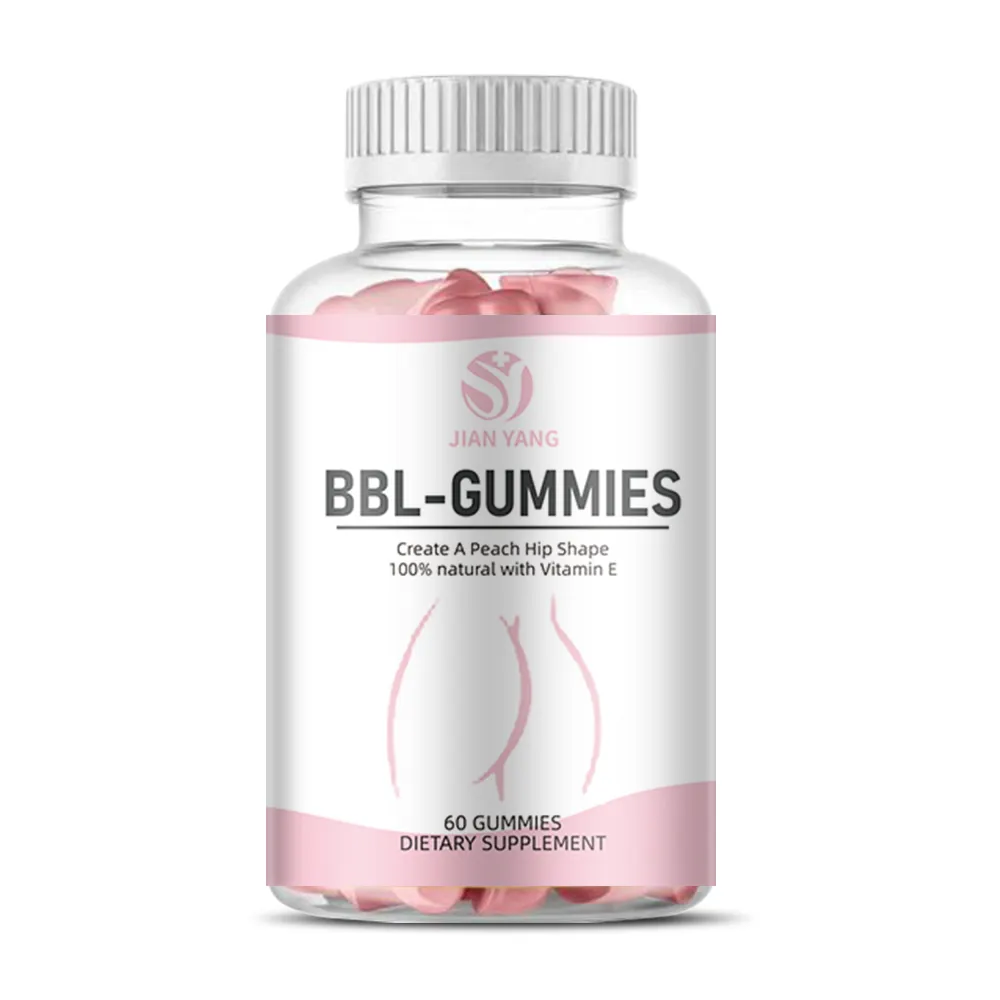 Halal Sugar Free Gummies Dietary Supplement Butt Hip booster Gummy Butt Enhancement Lifting Gummies For Women