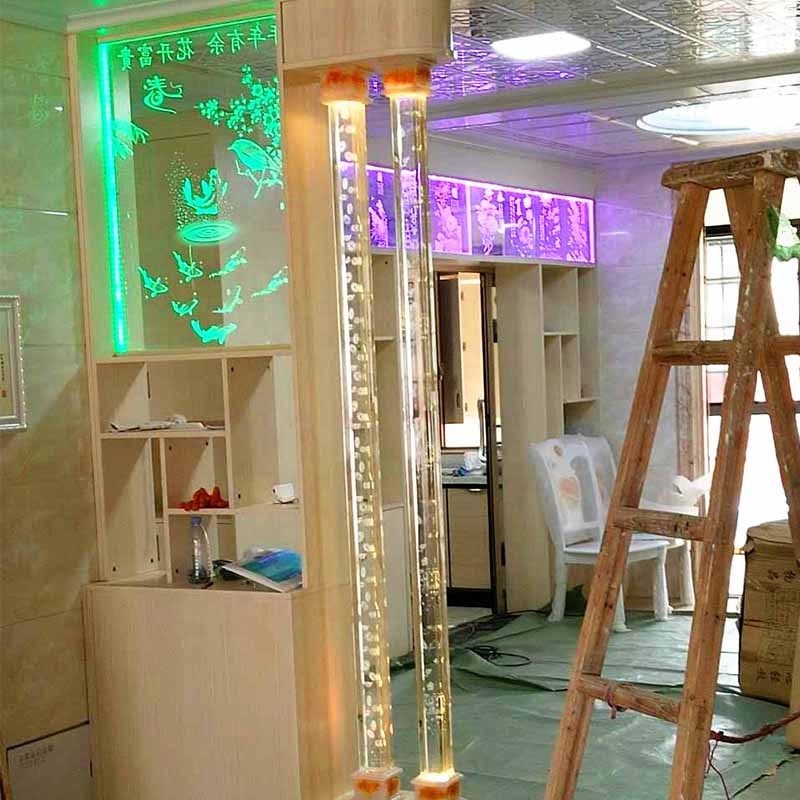 DILU Personalized Fashion 3D Laser Crystal Glass Acrylic Photo Frame with Led Light for Wedding Decoration Souvenirs