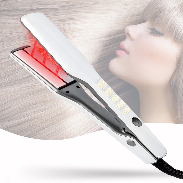 OEM newest private label custom ceramic hair flat irons wholesale titanium tourmaline