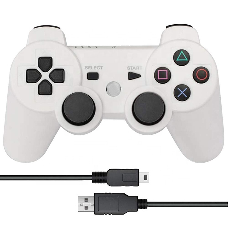Белый контроллер Ps 3, геймпад для игровых консолей Sony Playstation 3
