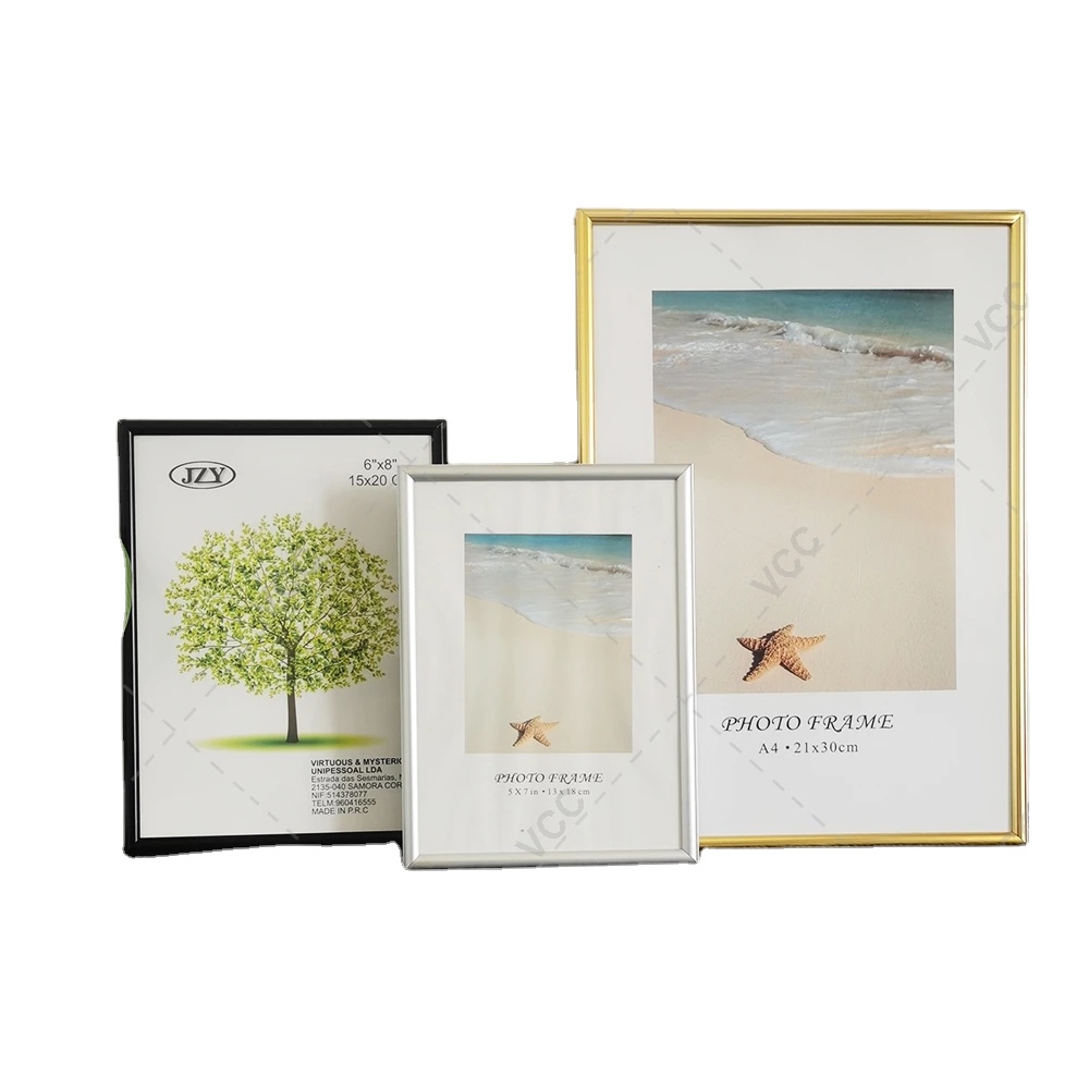 Classic Certificate Aluminum Custom Photo Frame For Wall Hanging For Pictures Poster Frame
