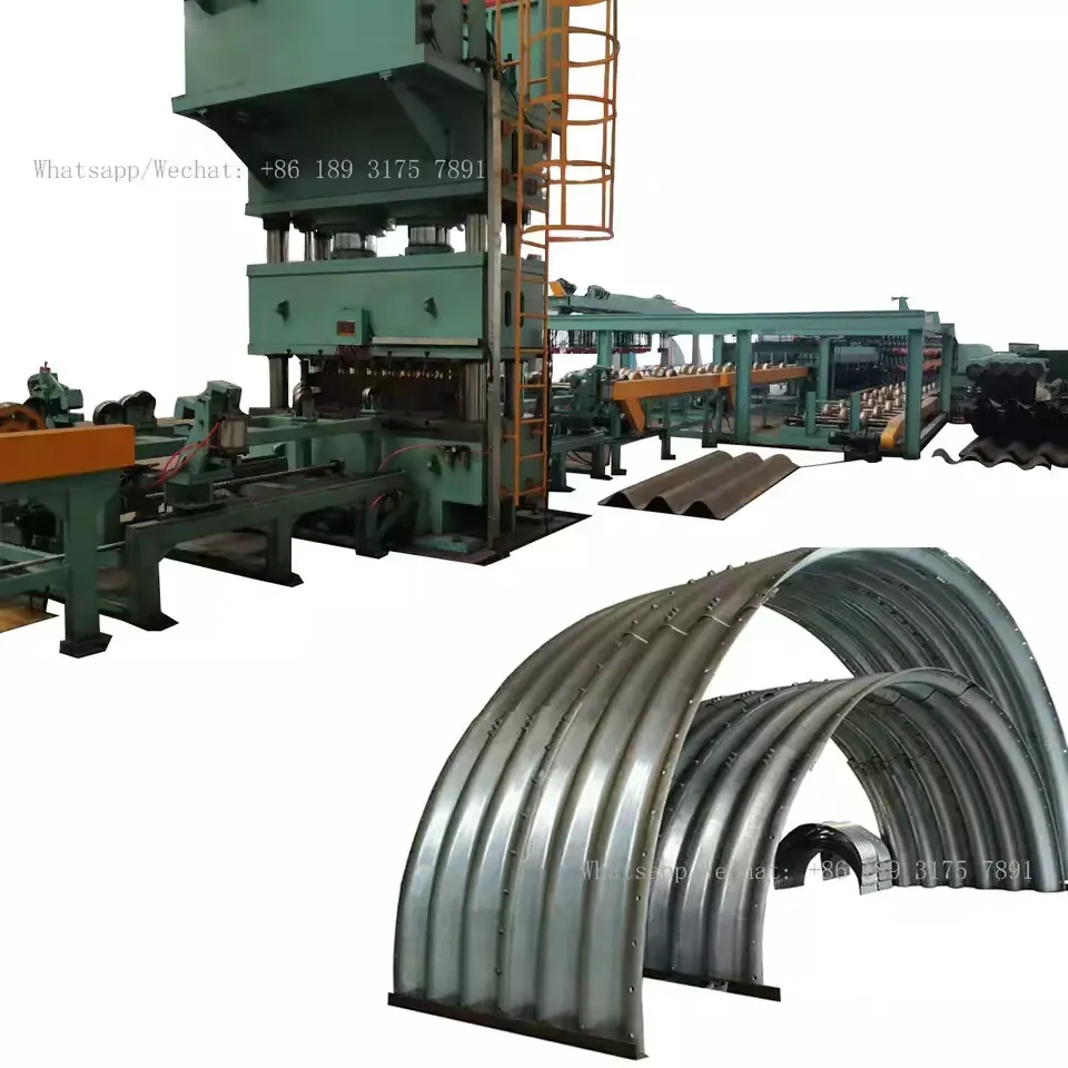 Long service life corrugated steel pipe mill with high quality