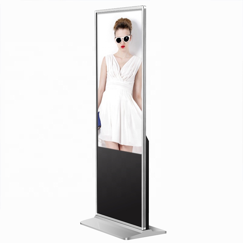 Шэньчжэнь цена большой 3D вел Digital Signage 42 дюймов напольная подставка сенсорный ЖК-дисплей экран для рекламы