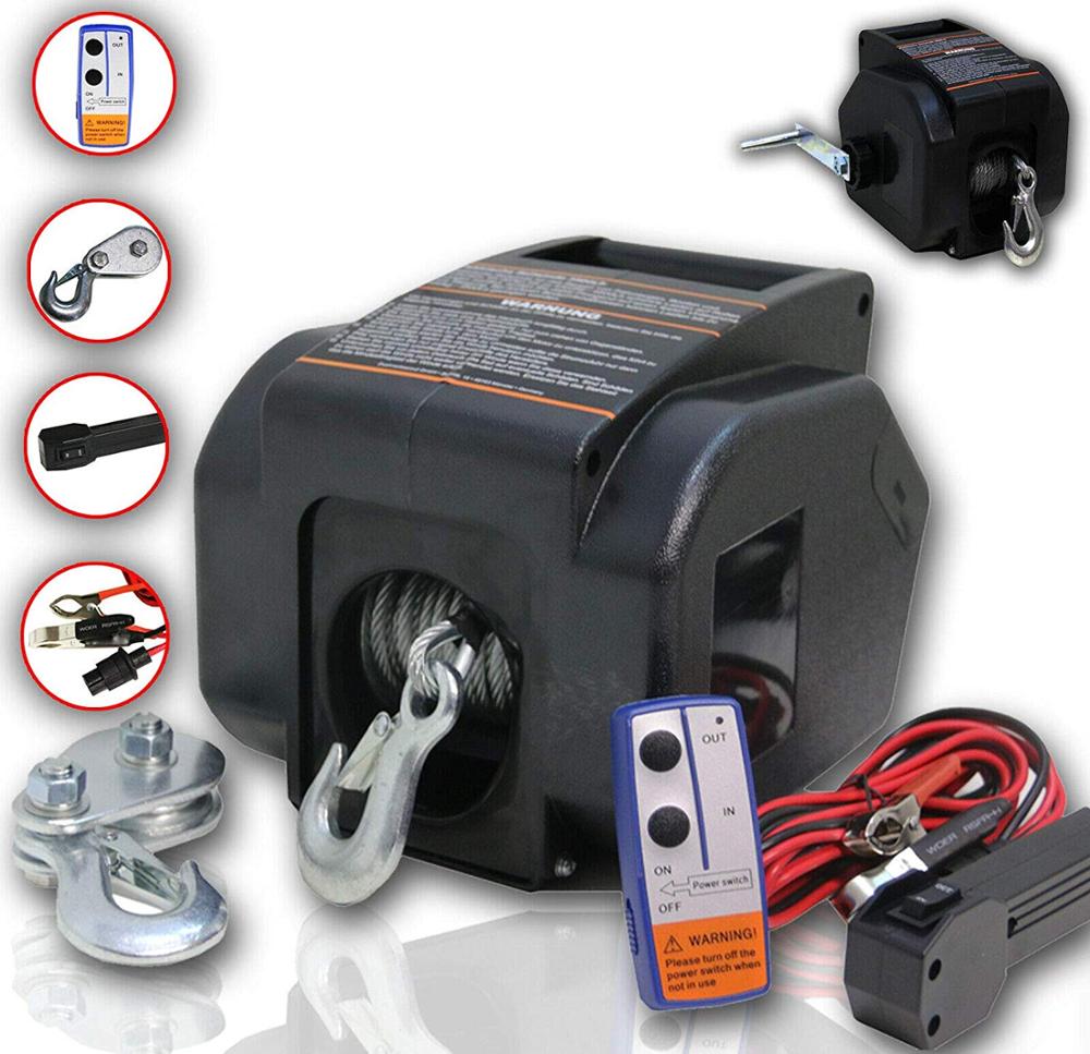 12V корабельная электроприборная Лодочный Прицеп наружный трап лебедки