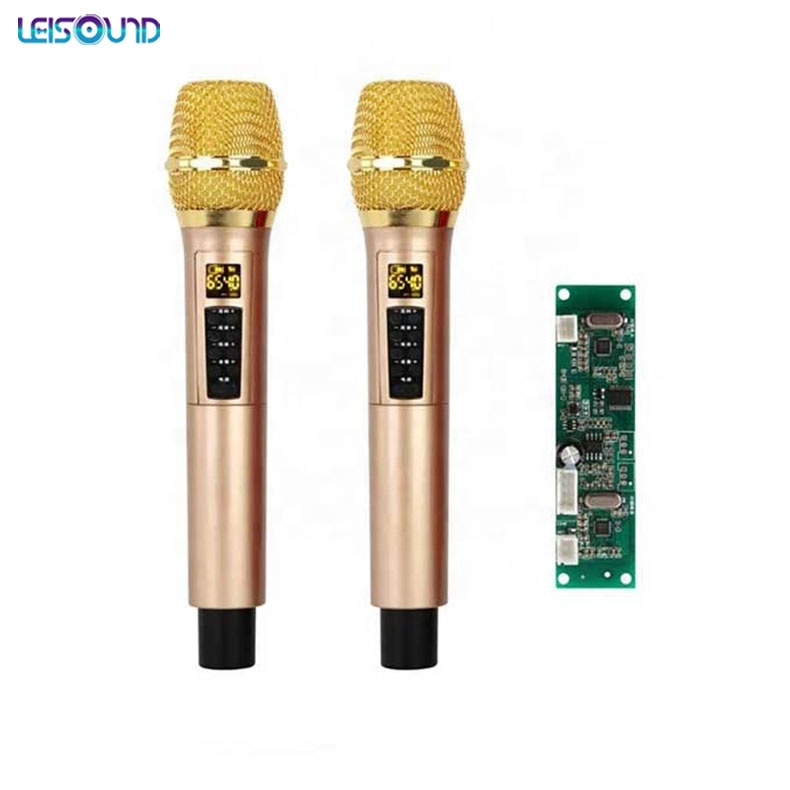UHF беспроводной микрофон с печатной платы для тележки динамик
