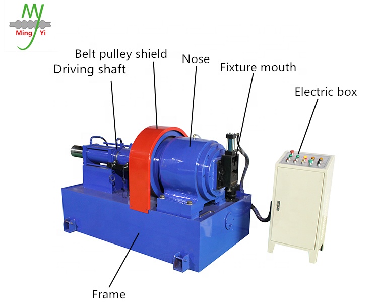 stainless steel pipe embossing machine making flower forming