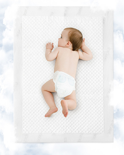 White Blue Pink Women Under Pad Sheet Wholesale Hygiene Super Absorbent Disposable Under Pad For Bed
