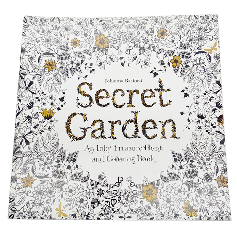 Manufacturer Source Of Secret Garden Children And Adults 12-page Decompression Coloring Painting Book