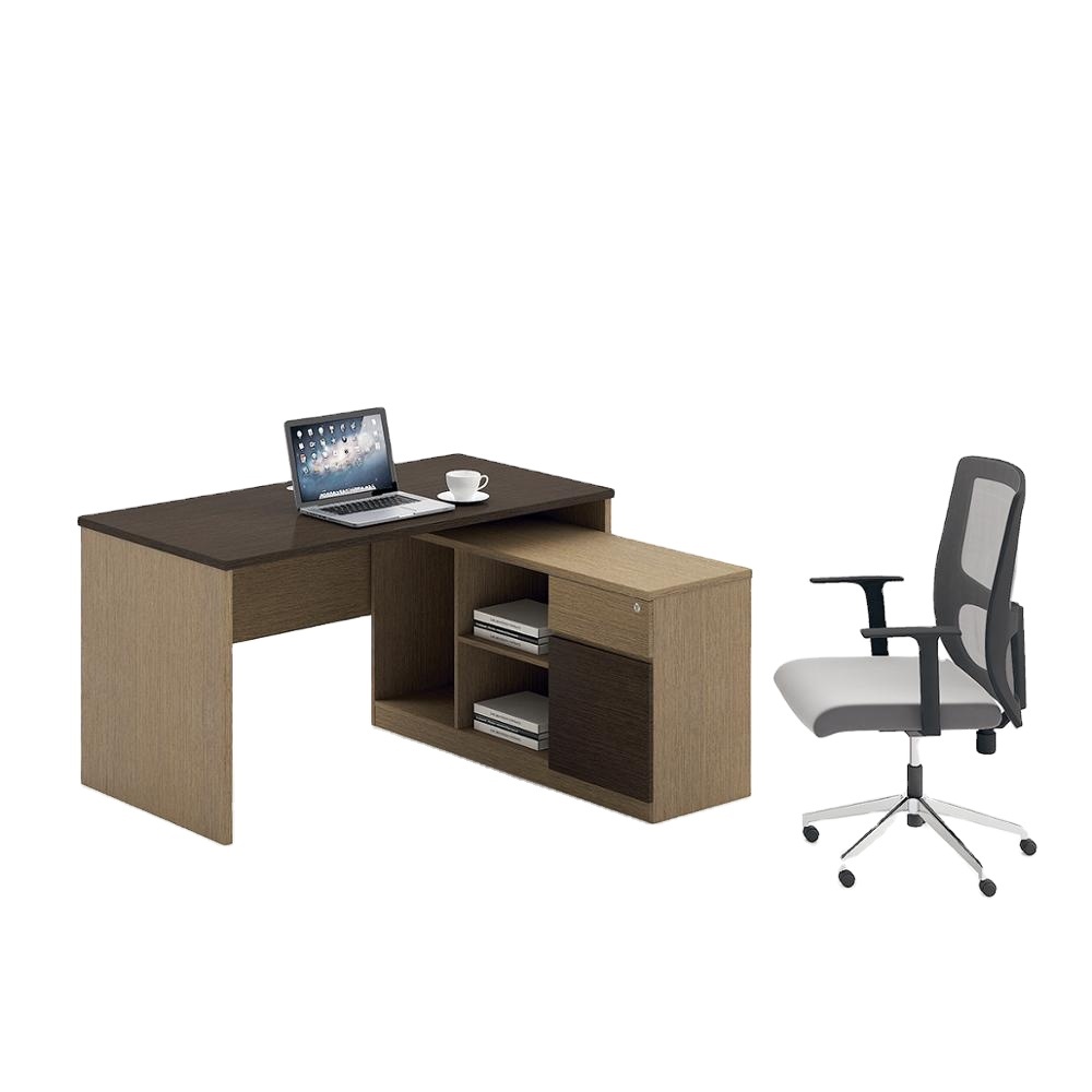 Office Furniture Commercial Small Workstation Manager Standing Office Table Work Desk for Home in Office Desk