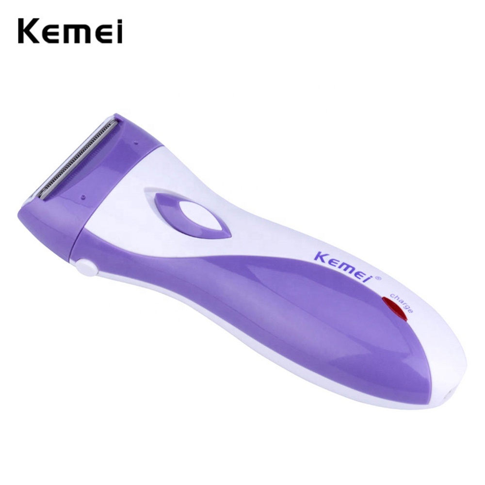 Kemei Female Epilator Rechargeable Shaving Hair Removal Waterproof Depilator Women Shaver Depilation Machine Depilatory
