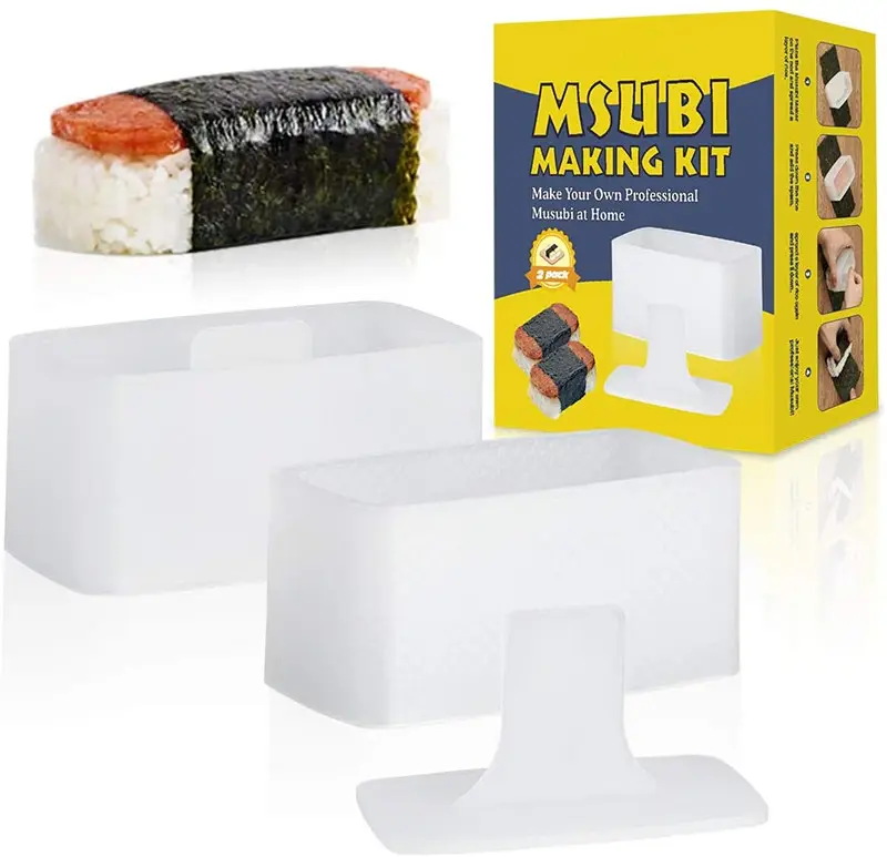 Musubi Press Spam Musubi Mold Non Stick Non Toxic Sushi Making Kit Onigiri at Home