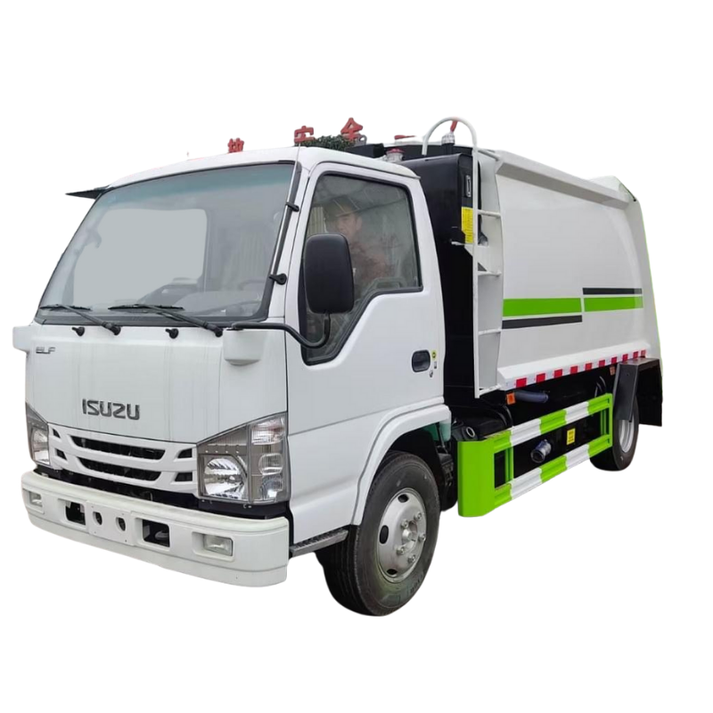 Низкая цена ISUZU 100P 4*2 LHD 4 куб. М мусора уплотнитель для продажи Новые 3T бытовые отходы сбор транспортных средств