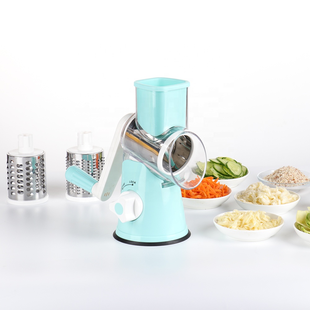 Plastic Rotary Food Slicer Hand Cheese Grater For Amazon Hot Selling