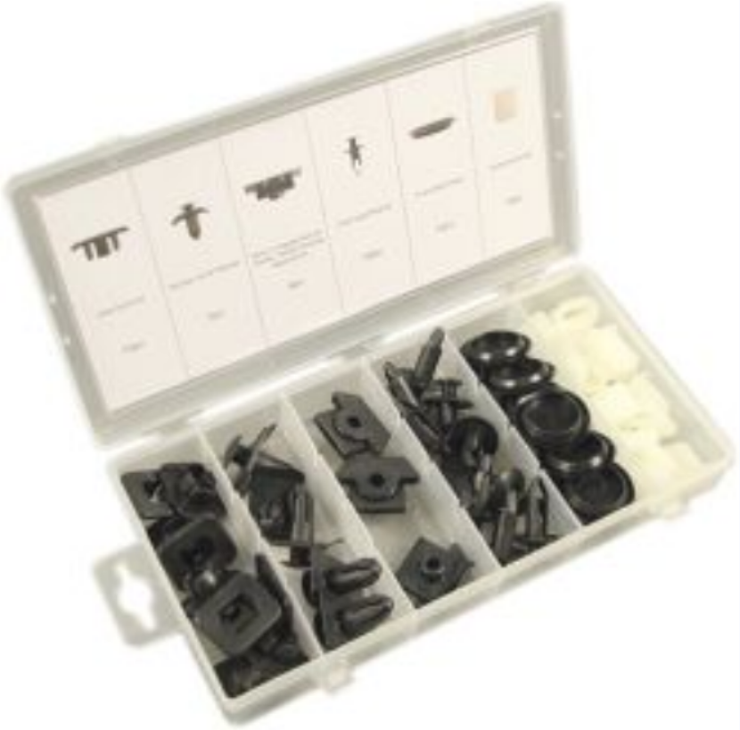400Pc Bodyshop Metal Fastener Car Clips Fastener Assortment Kit