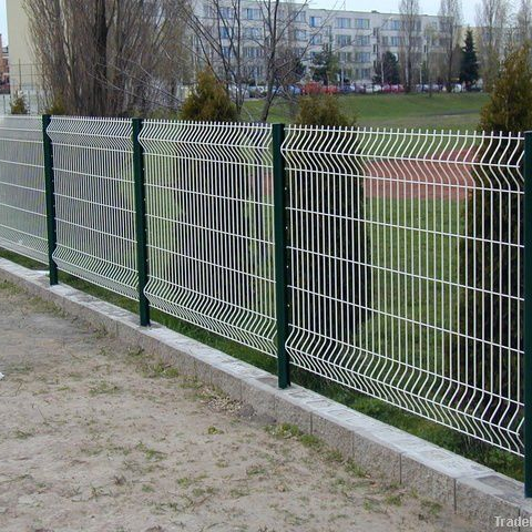 3D сварная проволочная ограда, порошковое покрытие в европейском стиле, металлическая ограда