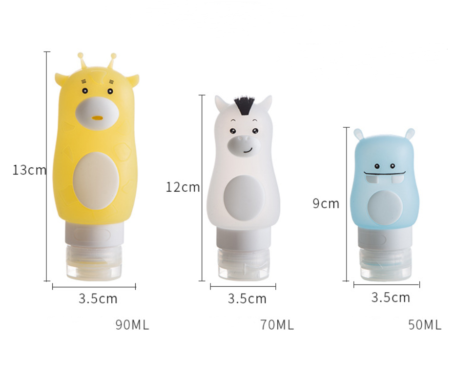 Specifically designed empty bottle for lotion travel bottles