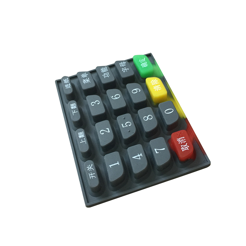 POS индивидуальные виды силиконовой резины keypads для завода
