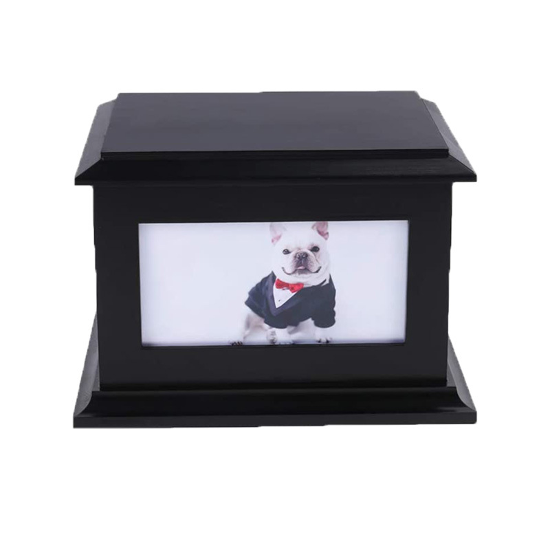 Wholesale Custom Urn For Dog Ashes Pet Ashes Keepsake Photo Box Urn For Ashes Dog