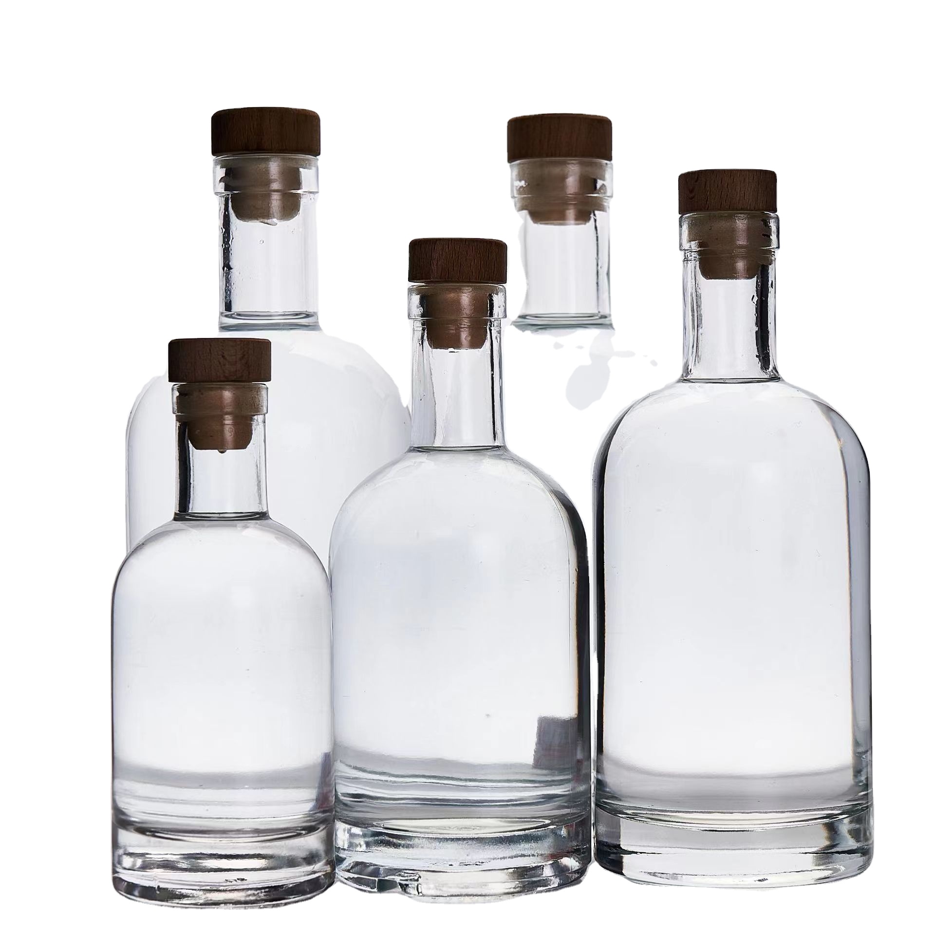 oslo 100ml 200ml 375ml 500ml 700ml 750ml 1000ml transparent oslo spirit whisky tequila brandy liquor vodka gin glass bottle