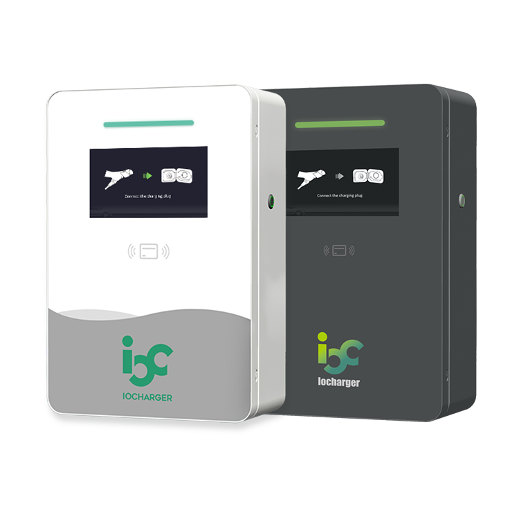 Смарт-зарядное устройство для электромобилей IEC 62196 OCPP1.6, тип 2, wallbox 22 кВт с разъемом типа 2, поддержка RFID, мобильное приложение для управления электромобилем