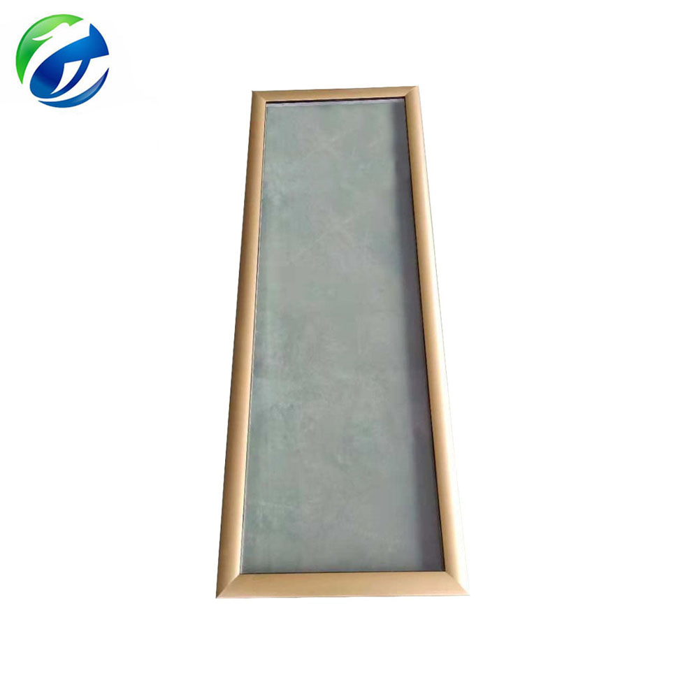 Golden Display Fridge Aluminum Frame LCD Screen Glass Door