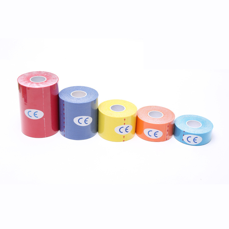 Waterproof printed muscle rigid therapy elastic kinesiology therapeutic muscle therapeutic tape kiensiology pain relief