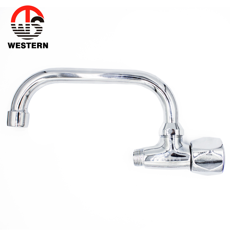 High quality professional mechanical brass polishing bibcock sink faucet kitchen mixer cold hot water tap
