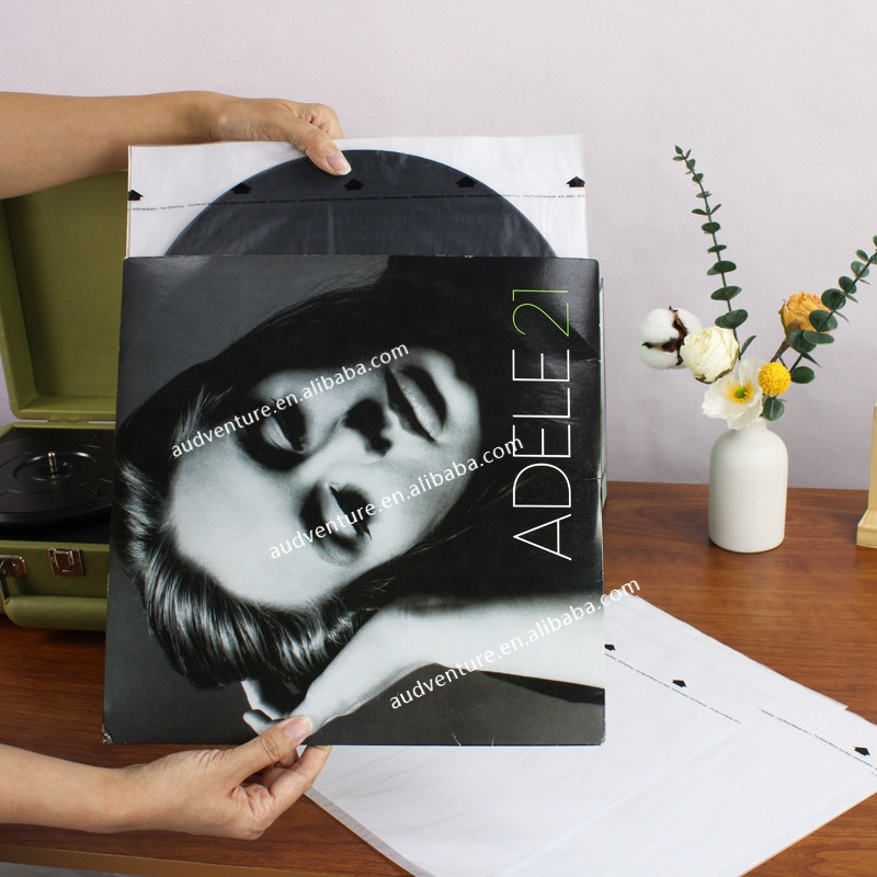 Aanti Static 3 Layer PE record Sleeves Insert Turntable Player Style Vinyl record Inner Sleeves Hot Sale Vinyl record Sleeves