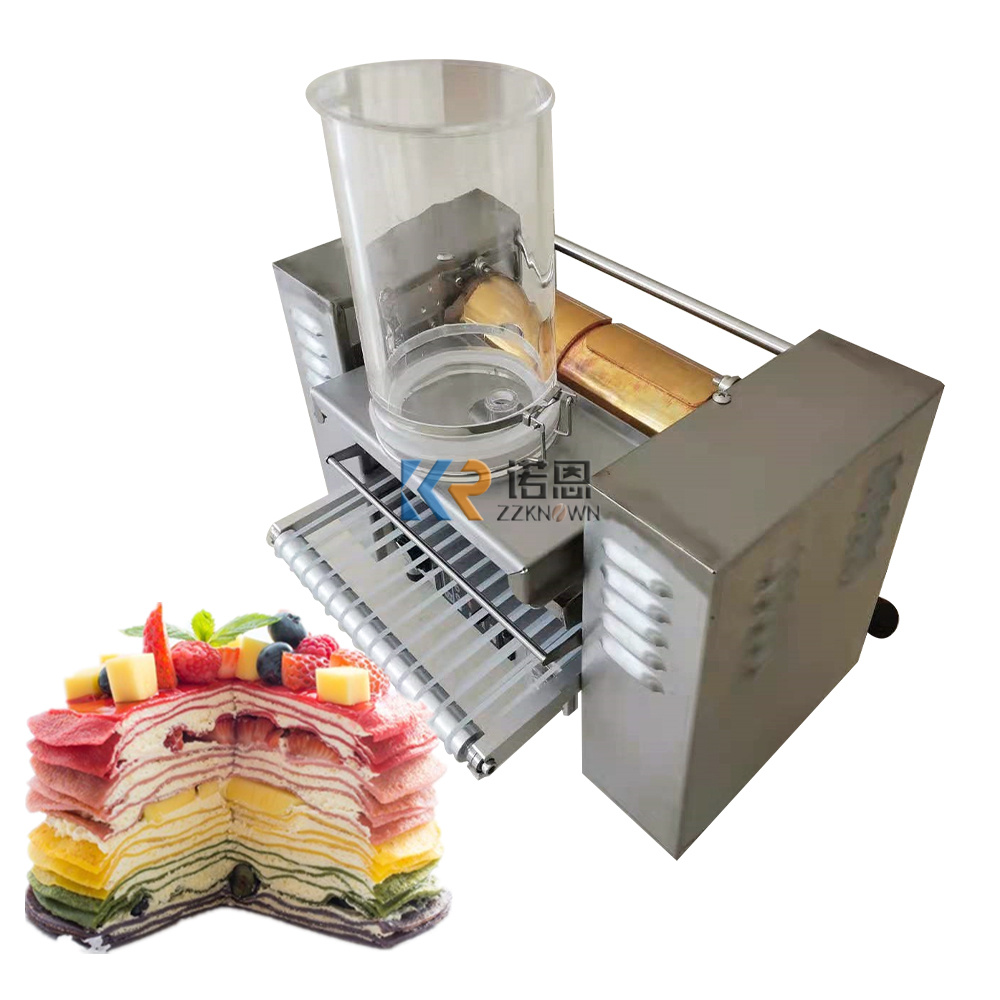 2021 New Automatic Layer Cake Making Machine Commercial Crepe Cake Maker Pancake Equipment With Different Size