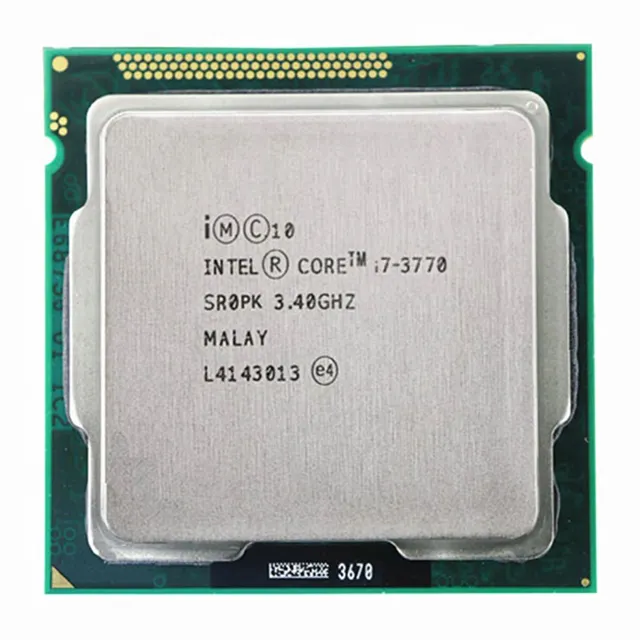 For Intel Core I7-3770 I7 3770 3.4 Ghz Quad-core Eight-thread Cpu Processor 8m 77w Lga 1155