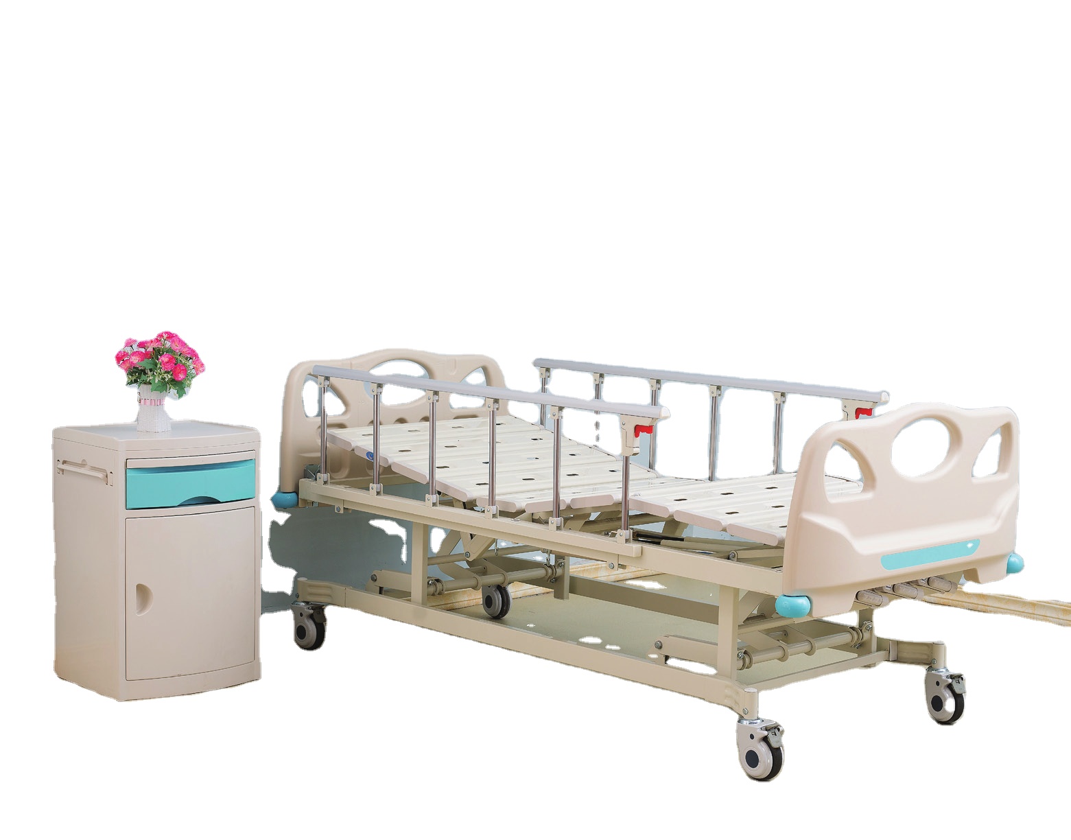 Three function manual Paramount bed cheap price hight quality manual hospital bed hospital manual 3 crank bed