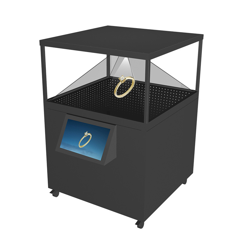 65x65cm 360 degree Modern 3D Hologram Display Box/Holographic Projection System /color lcd display