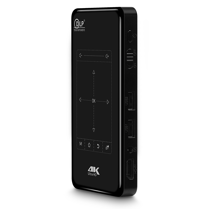 Горячая Распродажа P09 120 дюймовый видео s905x Мини проектор 4k dlp 3d портативный проектор
