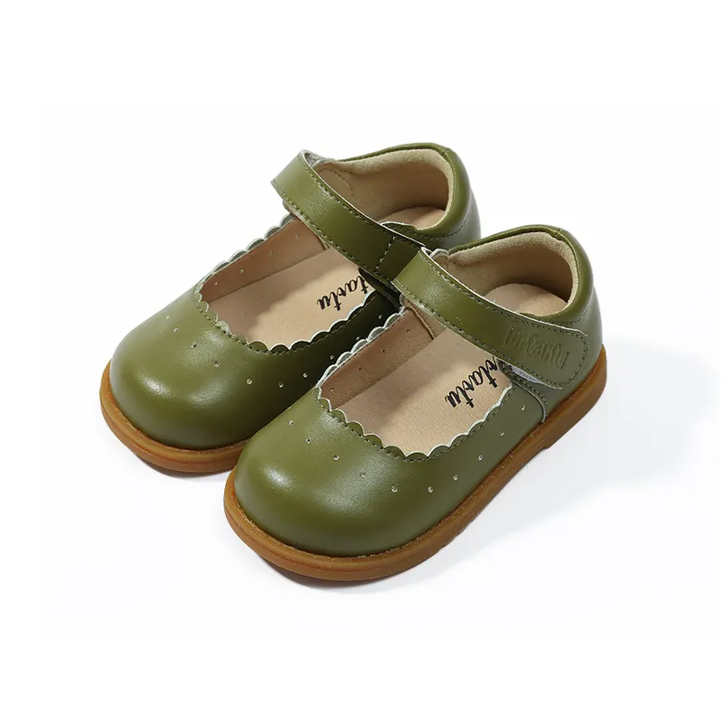 Cute Little girls leather shoes spring and Autumn single partywear Mary Jane Shoes Princess Dress Shoes
