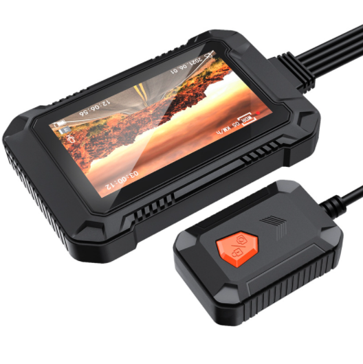 Видеорегистратор мотоциклетный V2, 1080P, Wi-Fi, GPS, двойная запись