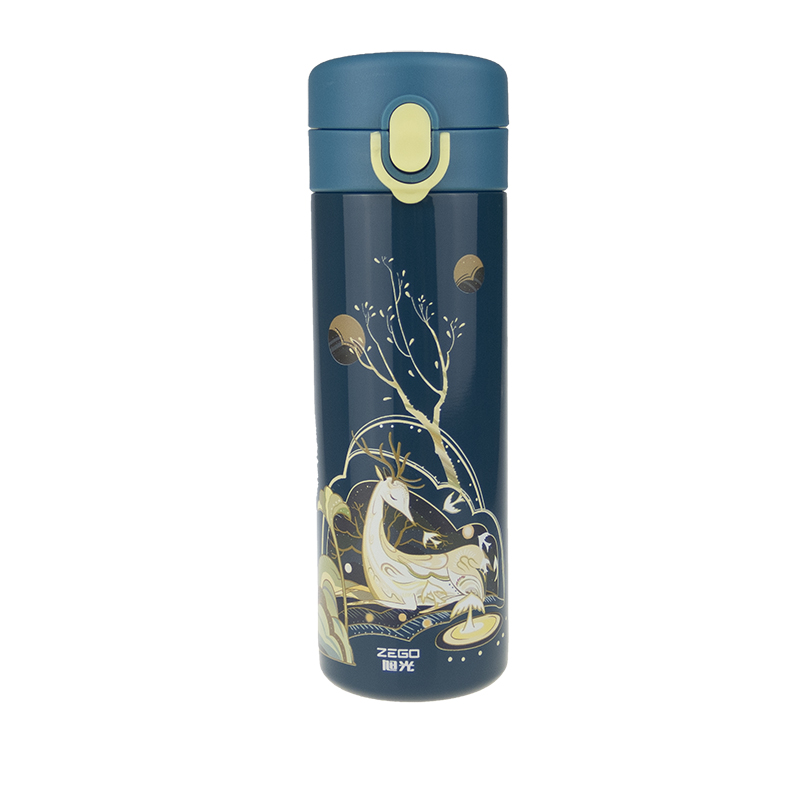 2021 500ml Insulated Stainless Steel Water Bottle with Flip Cap