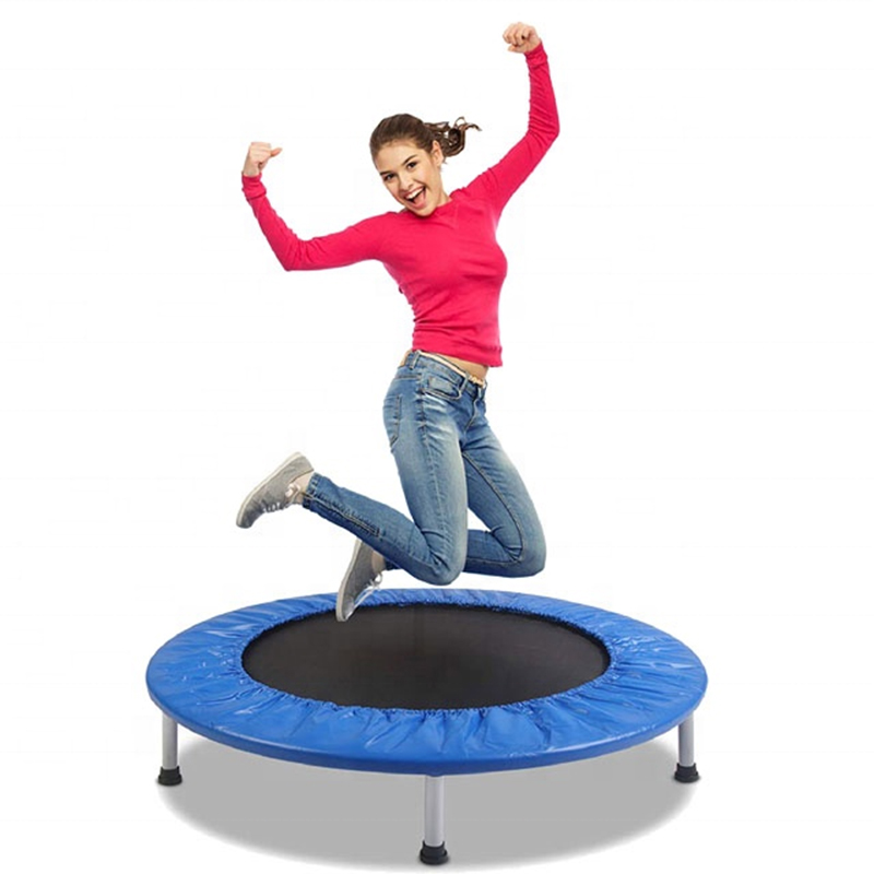 Gym Equipment Fitness Exercise Indoor outdoor Mini Trampoline for Kids and Adults Max Load 330lbs Foldable to Choose