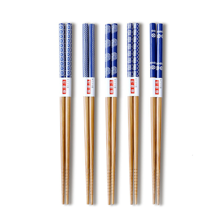 Bulk customized reusable cooking bamboo chopsticks for kids